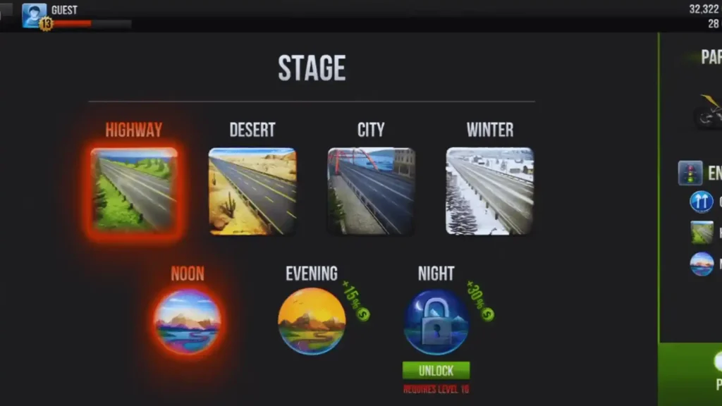 Traffic Rider Environment