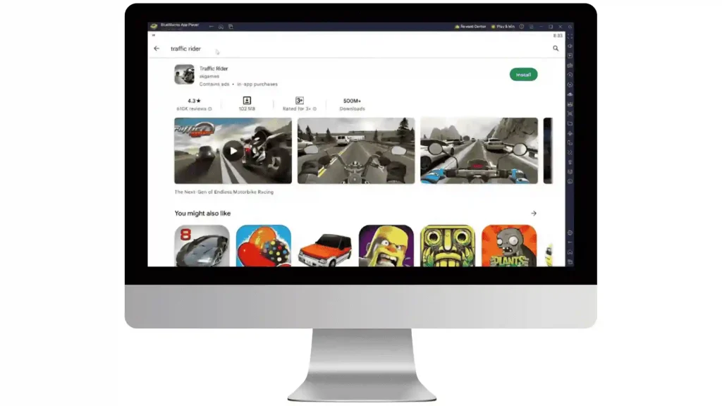 Traffic Rider in play store