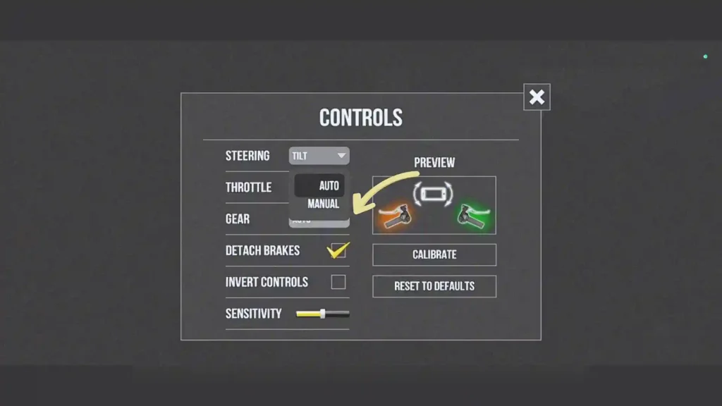 Traffic Rider Gear Settings