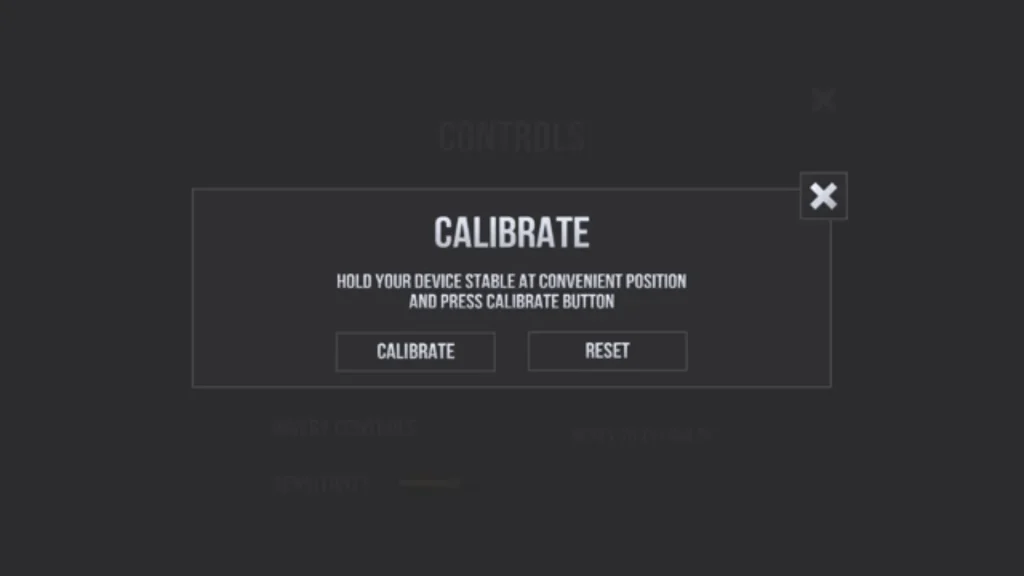Traffic Rider Callibrate Settings