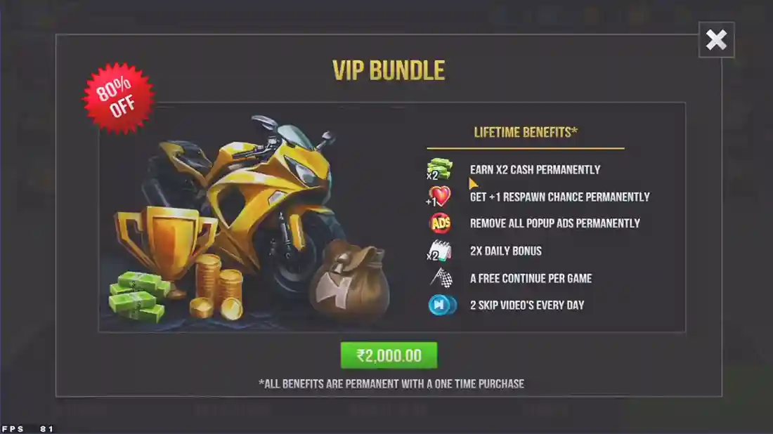 Traffic Rider Vip Bundle